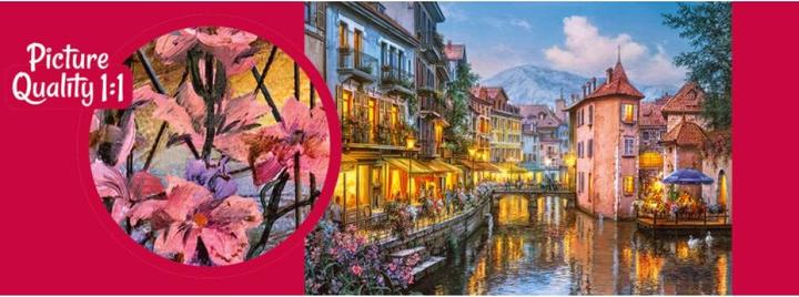 Actual product image Cherry Pazzi Puzzle Evening in Annecy 1000 pieces (1000 pieces)
