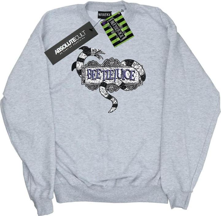Immagine prodotto Beetlejuice Felpa in cotone con logo Sandworm per uomo (XXL)