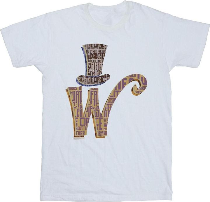 Immagine prodotto Willy Wonka & the Chocolate Factory W Logo Hat Maglietta Uomo (4XL)
