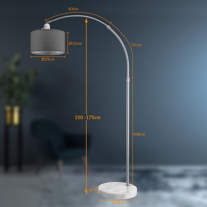 Produktbild Monzana Bogenlampe (E27)
