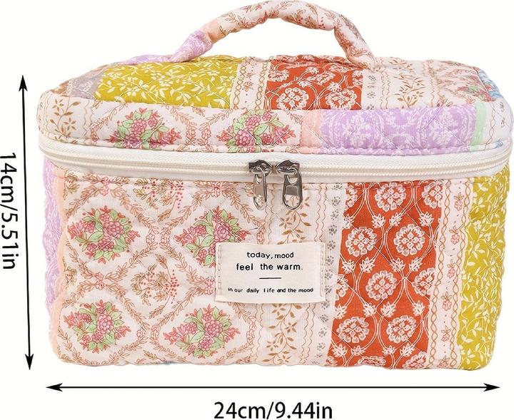 Only-Bags.Store Kosmetiktasche aus Baumwolle mit grossem Fassungsvermögen -, nicht wasserdicht, geruchsneutraler