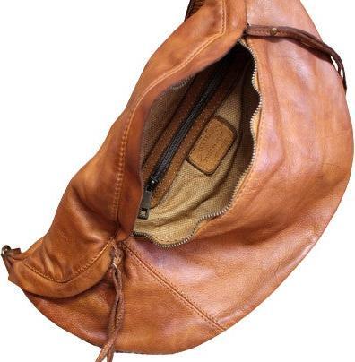 Produktbild Only-Bags.Store Ledertasche, weiche Leder Umhängetasche, Lederhandtasche, Crossbody Gürteltasche, Lederbeutel