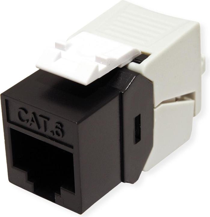 Roline C6 Keystone UTP180°,werkzeuglos (U/UTP, CAT6, 0.04 m)