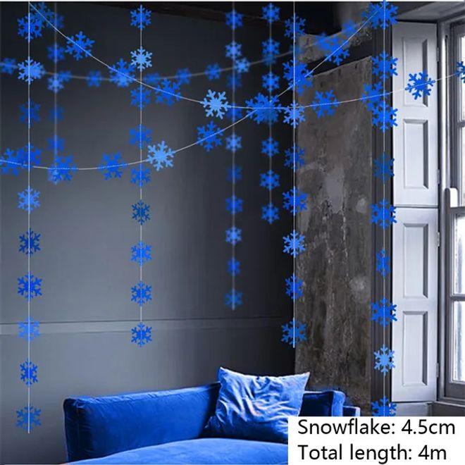 Produktbild MU Style Coco Series Schneeflocken Girlande
