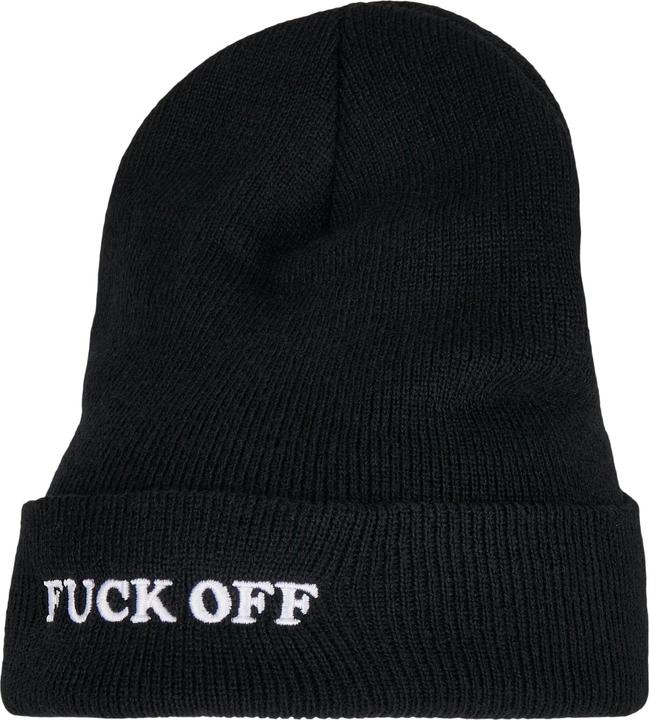 Actual product image Mister Tee Fuck Off Beanie - 15587 (One size)