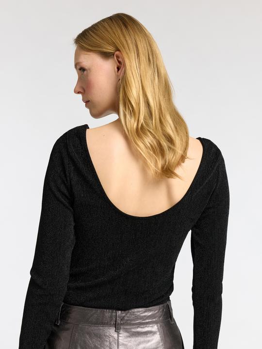 Image du produit Selected Femme Haut à paillettes avec manches longues (XXL)