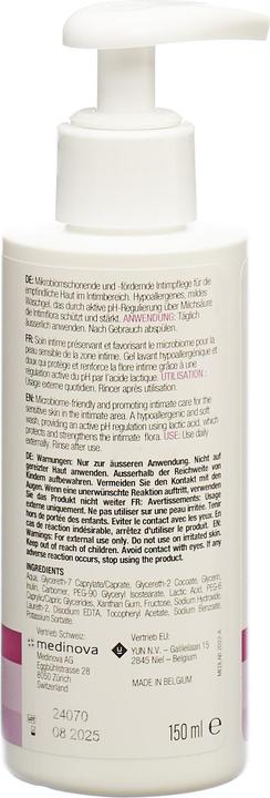 Nährwerte und Zutaten Gynoflorelle VGN Prebiotic Wash Disp 150 ml (150 ml, Intimwaschlotion)