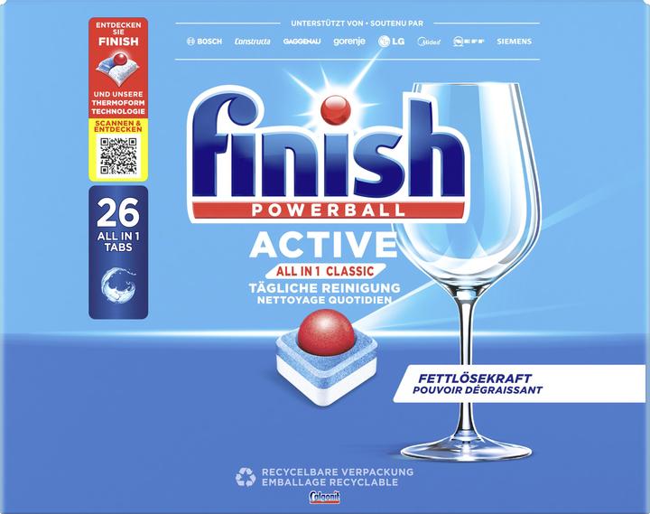 Finish Active All In 1 (Tabs, 26 x)