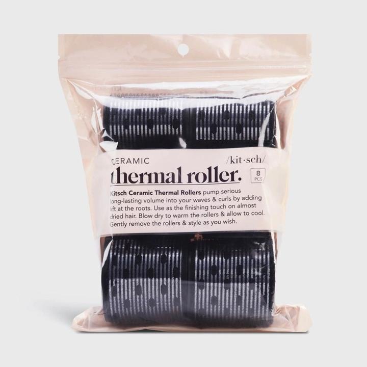 Actual product image Kitsch Ceramic thermal curler set of 8