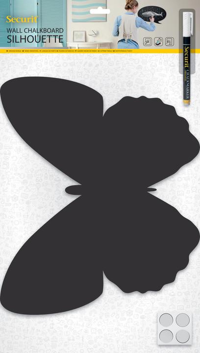 Image du produit Securit Papillon Silhouette (Tableau noir, 30 x 36 cm)