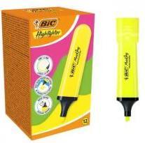 Immagine prodotto Bic Evidenziatore giallo neon (12 pezzi) (Giallo, 4.60 mm, 12 x)