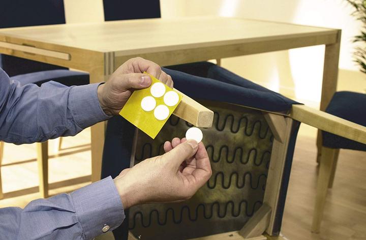 Produktbild tesa PROTECT Filzgleiter rund (Filzgleiter, 16 Stück)