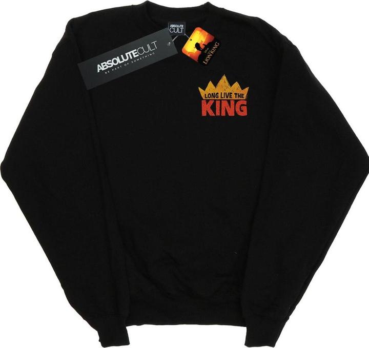 Actual product image Disney Boys The Lion King Movie Long Live Breast Print Sweatshirt (128)
