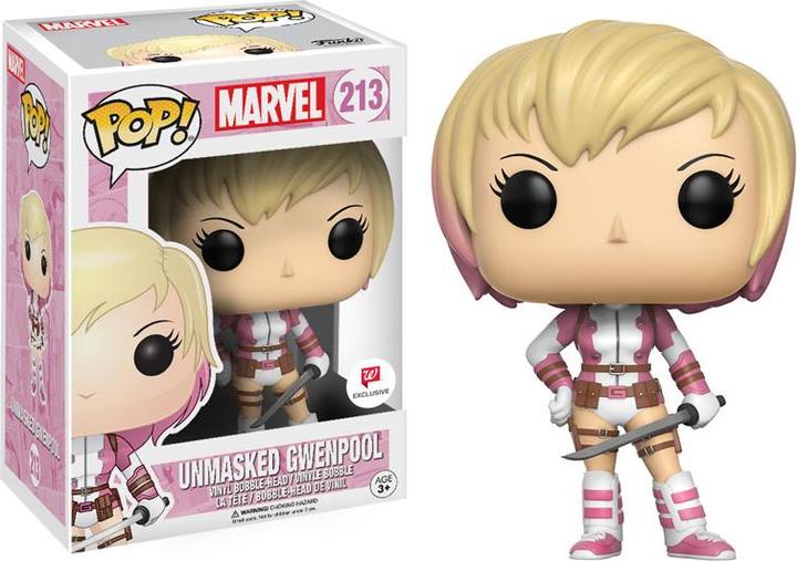Actual product image Funko POP! Marvel Unmasked Gwenpool Exclusive