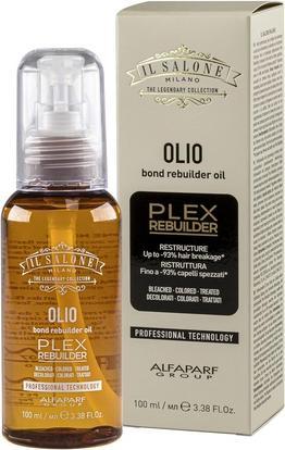 Actual product image Il Salone Milano Professional Plex Rebuilder Keratin Hair Oil for Bleached, Colored, Treated Hair 3. (100 ml)