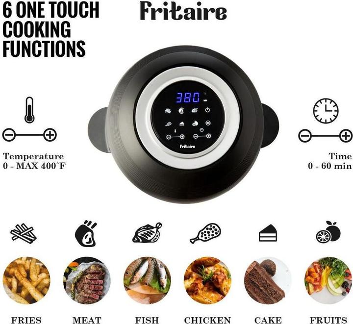 Produktbild Fritaire Heissluft-Fritteuse Schwarz