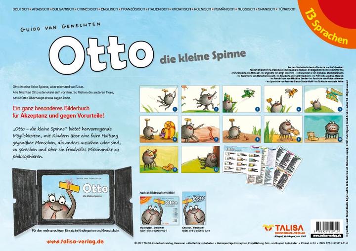 Produktbild Otto - die kleine Spinne, Bildkartenversion (Arabisch, Bulgarisch, Guido van Genechten, Aylin Keller, 2021)