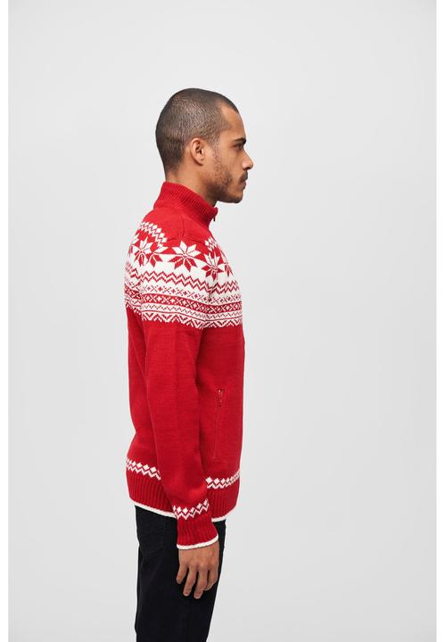 Actual product image Brandit Norwegian cardigan size XL colour red (XL)