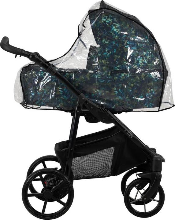 Produktbild Kunert Kombikinderwagen Mata Bordeaux, Gestell schwarz, inkl. Autositz Trix