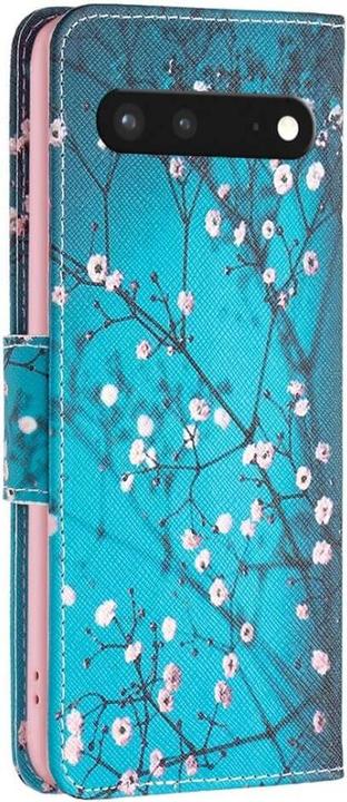 Actual product image Cover-Discount Google Pixel 7 - leather cover flowers (Google Pixel 7)