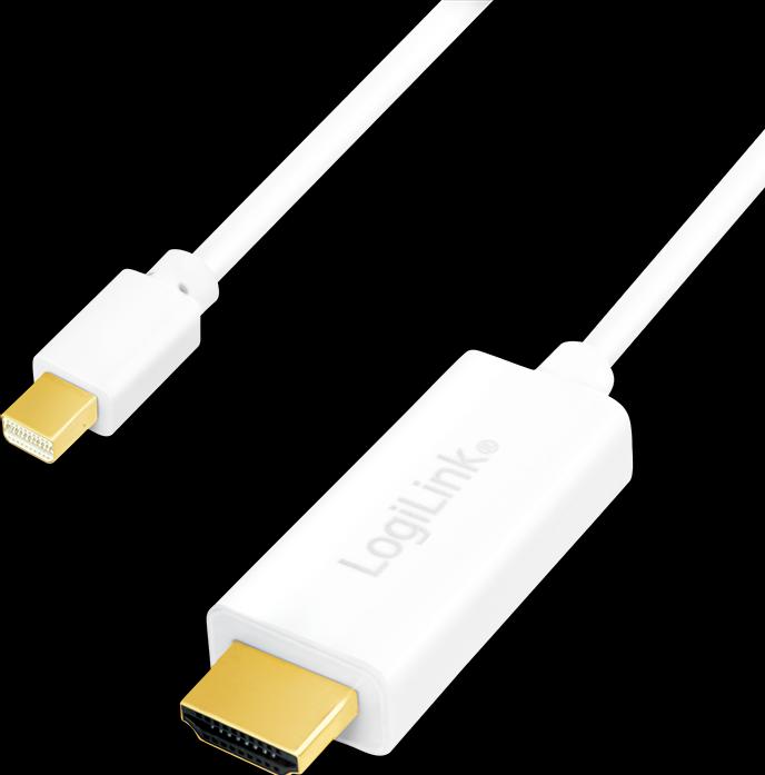 Immagine prodotto LogiLink Da Mini DisplayPort a HDMI (2 m, DisplayPort)