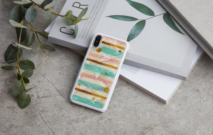 Produktbild Ikins SmartPhone case iPhone XS/S pop mint white (Apple iPhone XS)