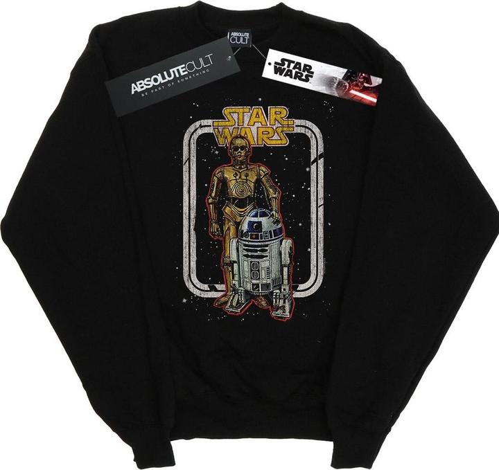 Immagine prodotto Star Wars R2-D2 And C-3PO Vintage Felpa Donna (XL)
