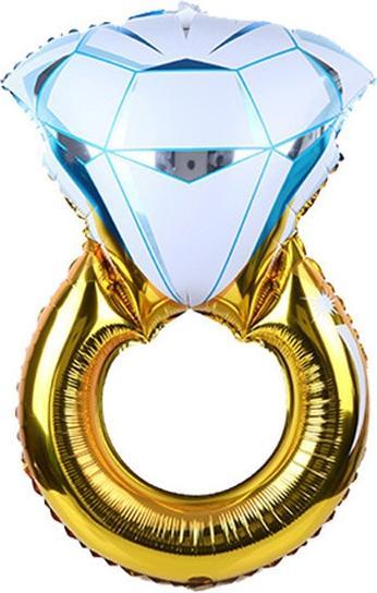 Immagine prodotto Ueli Express Pallone in foil XXL con anello a diamante 110 cm (1 x)