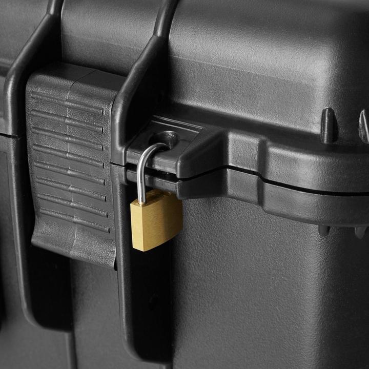 Actual product image tectake Wheeled Transport Case with Telescopic Handle (Photo case, 27 l)