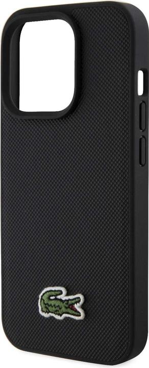 Actual product image Lacoste LCHMP15XPVCK iPhone 15 Pro Max 6.7" czarny/black hardcase Iconic Petit Pique MagSafe (Apple iPhone 15 Pro)