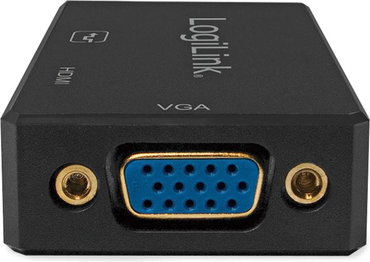 Produktbild LogiLink 4K DisplayPort Adapter (DVI, HDMI, VGA, 15 cm)