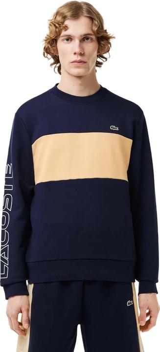 Actual product image Lacoste Unisex Adult Colour Block Crew Neck Sweatshirt (XS)