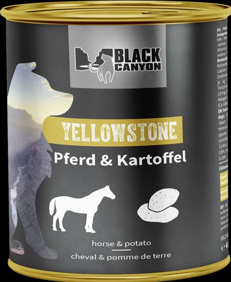 Immagine prodotto Black Canyon Cibo umido per adulti Yellowstone Horse & Potato, 820 g (Adulto, 1 pz., 915 g)