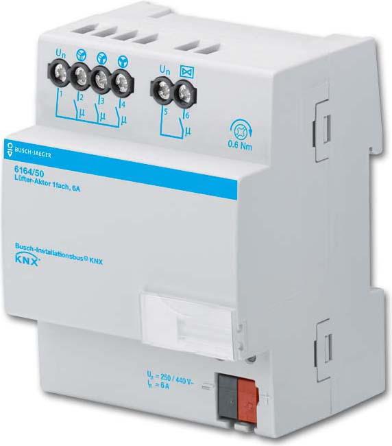 Immagine prodotto Busch-Jaeger Attuatore per ventilatori KNX REG (Attuatore di riscaldamento)