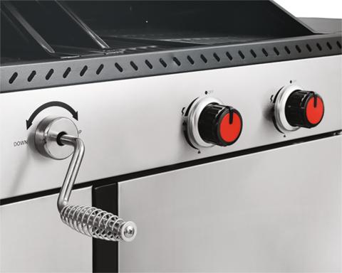 Produktbild Yato Grill ogrodowy gazowo-węglowy 8.2 kW 42 cm x 45 cm (8.20 kW)
