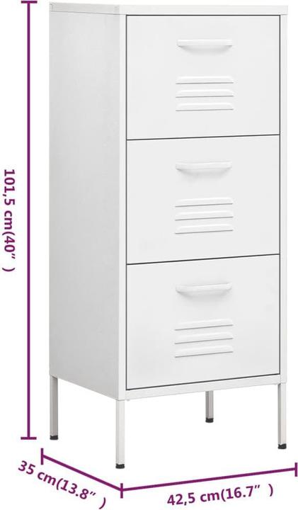 Image du produit VidaXL Schrank (42,5 x 35 x 101,5 cm)