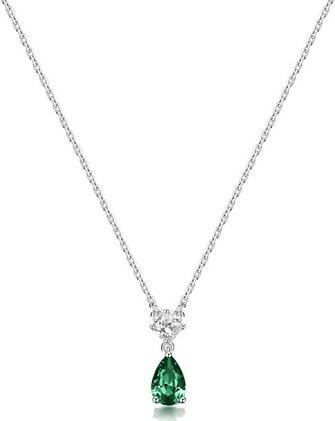 Brosway - Lovely Life Green Fancy Silver Necklace FLG109