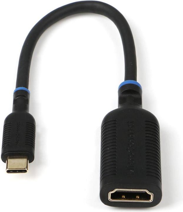 Image du produit MicroConnect Adaptateur USB-C vers HDMI, 0.2m (USB-C, 20 cm)