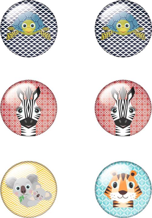 Immagine prodotto Herlitz Magnete piatto rotondo 6s Cute Animals (6 x)