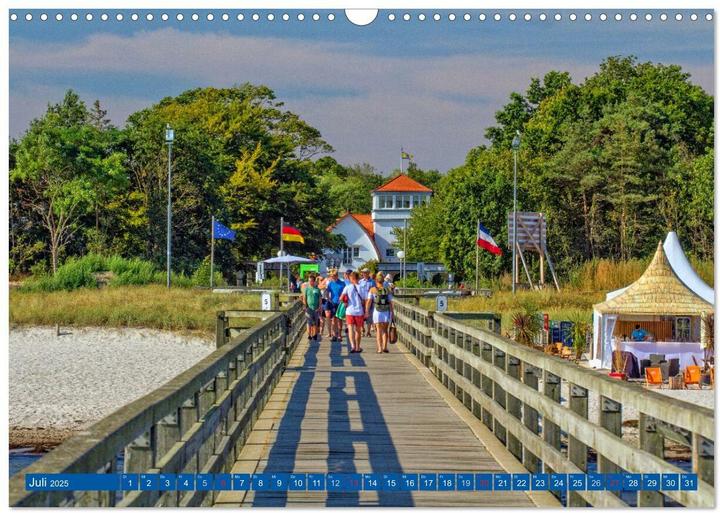 Produktbild Boltenhagen - Sonne, Sand und Ferien an der Ostsee (Wandkalender 2025 DIN A3 quer), Monatsk (A3, Deutsch)