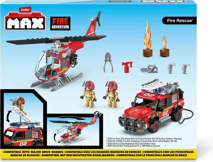 Produktbild Zuru Feuerwehrauto Max City 265-Teilig