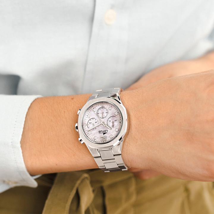 Actual product image Lotus 18869/1 Excellent stainless steel bracelet Chrono (Chronograph, 37 mm)