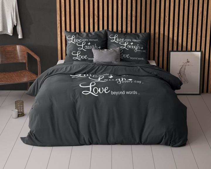 Immagine prodotto Sleeptime Copripiumino Vivi, ridi e ama (Copripiumino, 240 x 220 cm)