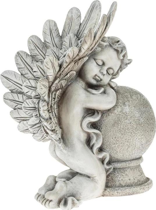 Image du produit Opiflor Décoration funéraire Ange Sommeil Polyrésine, 33 cm