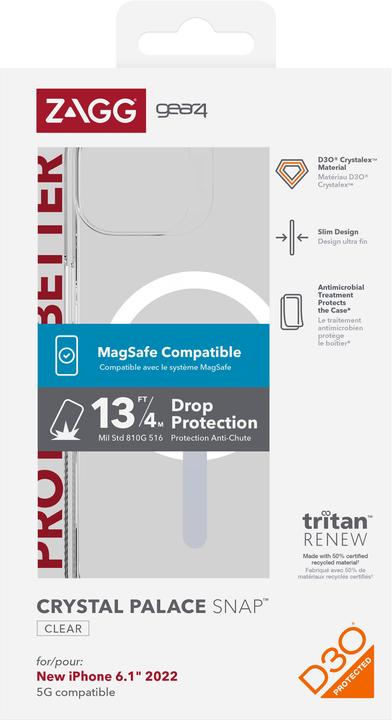 Immagine prodotto Zagg Invisibleshield Glass Elite Am (Apple iPhone 14)