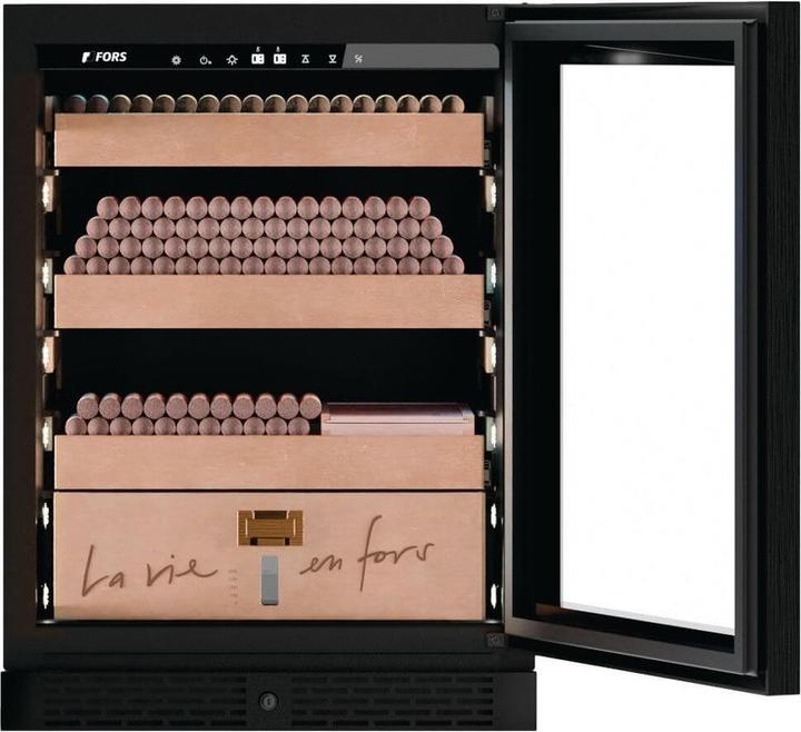 Produktbild Fors Zigarrenschrank freistehend EXCLUSIVE FFH 60821 HF Schwarz