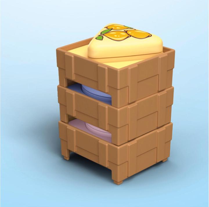Immagine prodotto Playmobil 71691 Playm. 1.2.3: Bancarella e carrello elevatore per mercato biologico (71691)