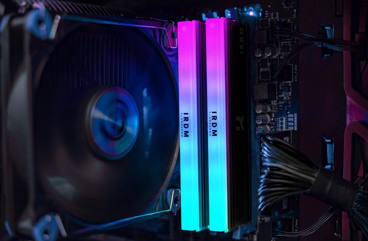 Produktbild Goodram IRDM 3600 MT/s 2x8GB DDR4 KIT DIMM RGB (2 x 8GB, 3600 MHz, DDR4-RAM, DIMM)