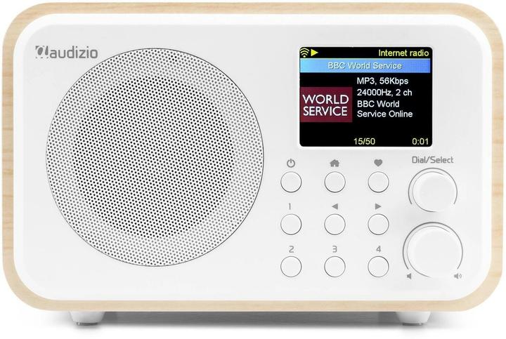 Actual product image Audizio DAB+ Radio Vicenza Weiss, Radio Tuner: Internetradio, FM (DAB+, FM, Web radio, Bluetooth, Wi-Fi)