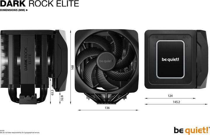 Image du produit be quiet! Dark Rock Elite (168 mm)